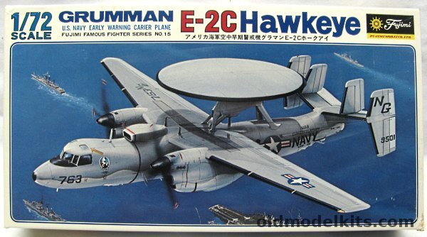 Fujimi 1/72 Grumman E-2C Hawkeye - VAW-126 USS Constellation / VAW-122 USS Kitty Hawk  / VAW-123 USS Saratoga, 7A15 plastic model kit